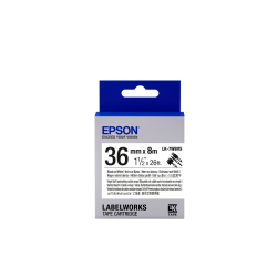 Epson LK-7WBVS címkeszalag Black/White 36mm (8m)