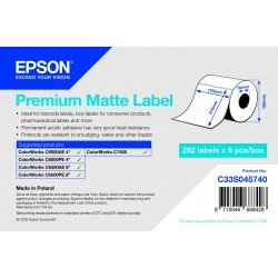 Epson prémium matt inkjet 105mm x 210mm 282 címke/tekercs