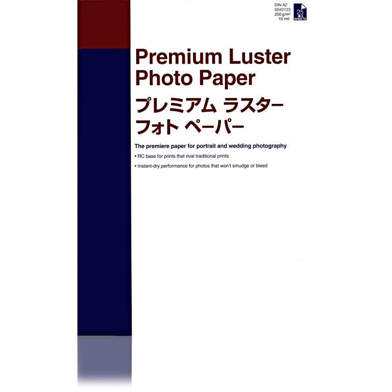 Epson luster fotópapír A/2 260g/m2 25 lap