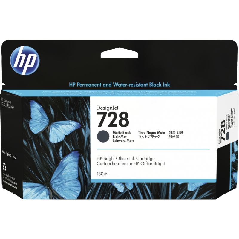 HP 3WX25A Tintapatron 130 ml kapacitás No.728