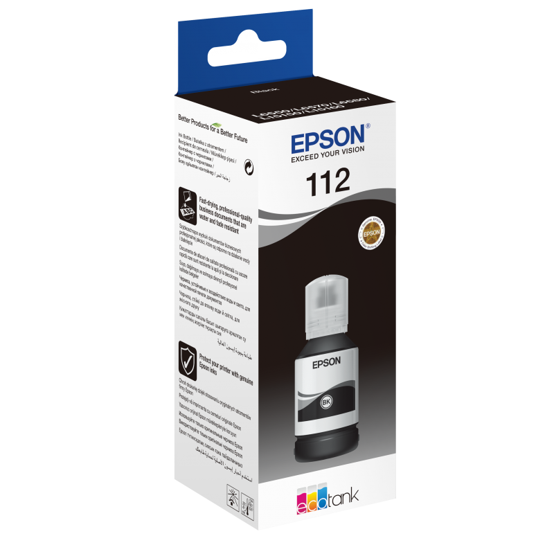 Epson T06C1 Tinta Black 127ml No.112