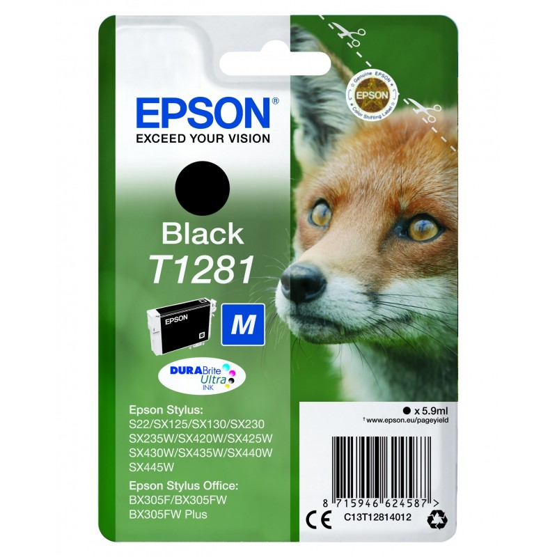 Epson T1281 Tintapatron Black 5,9ml