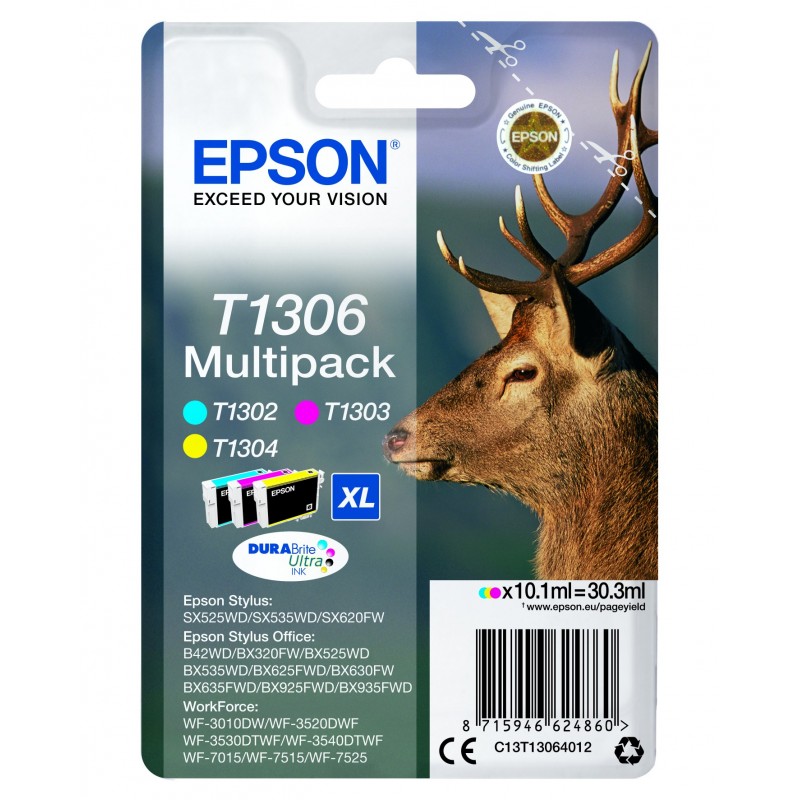 Epson T1306 Tintapatron Multipack 30,3ml