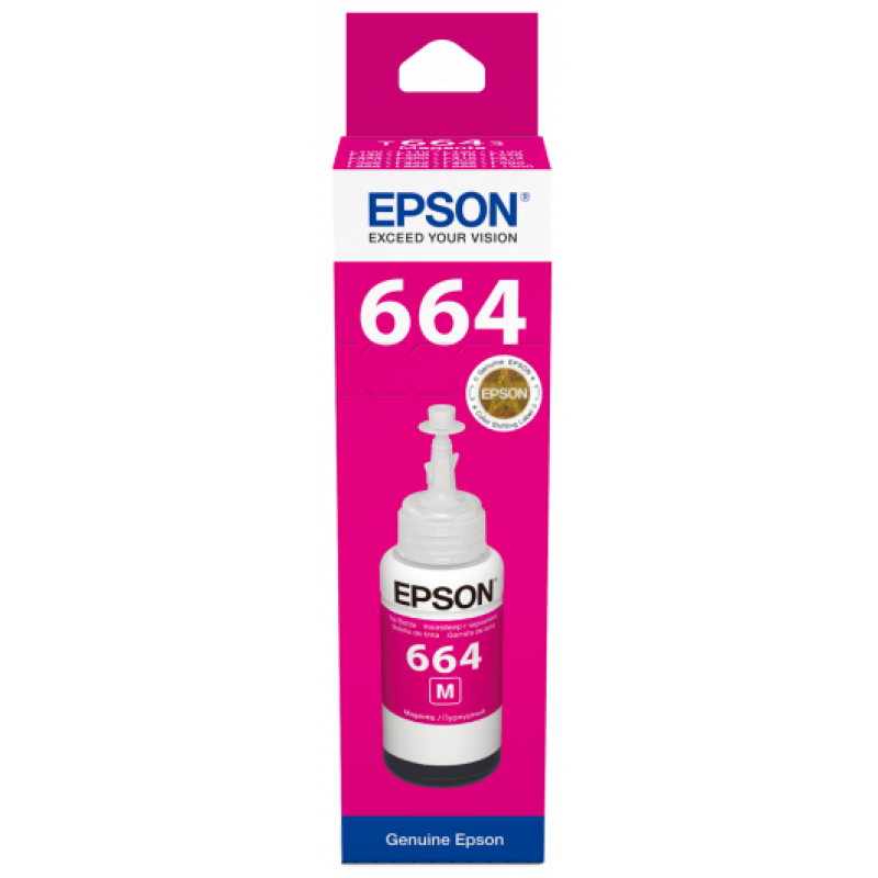 Epson T6643 Tinta Magenta 70ml No.664