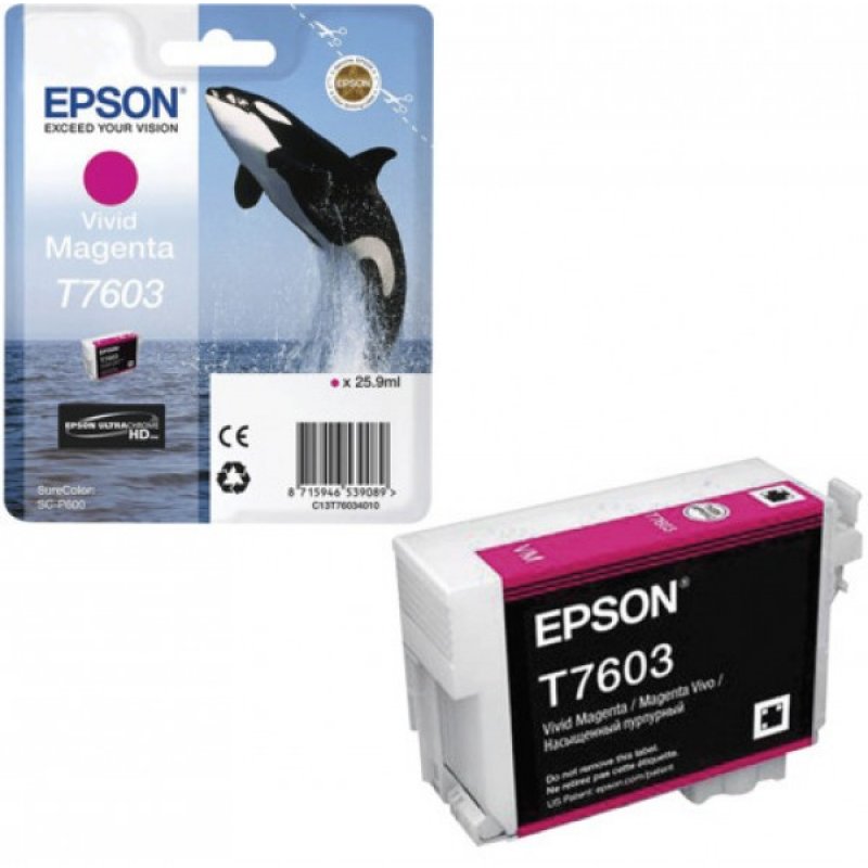 Epson T7603 Tintapatron Magenta 25,9ml