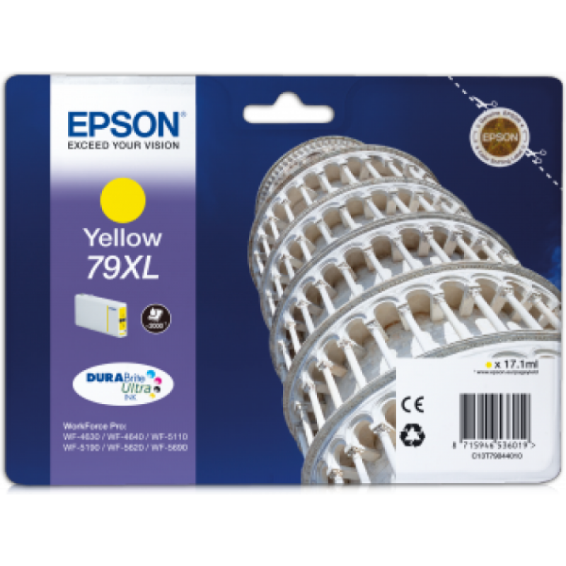 Epson T7904 Tintapatron Yellow 17,1ml No.79XL
