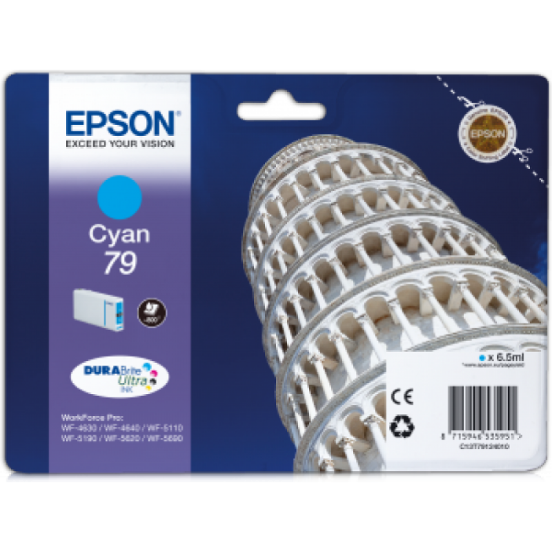 Epson T7912 Tintapatron Cyan 6,5ml No.79
