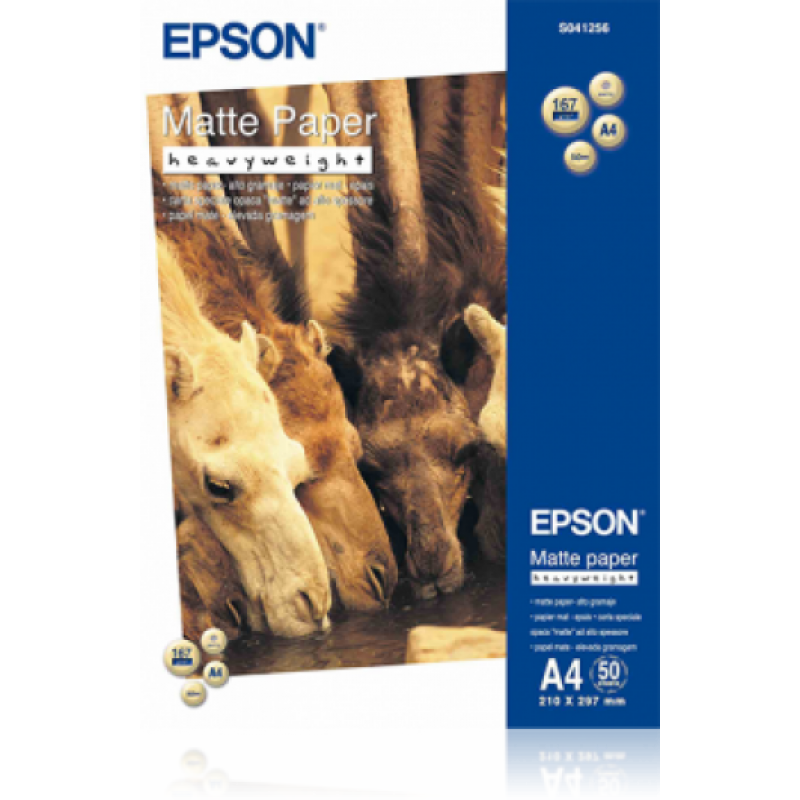 Epson matt vastag fotópapír (A4, 50 lap, 167g)