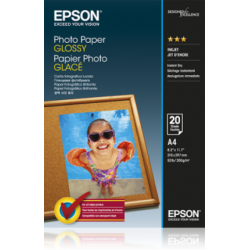 Epson fényes fotópapír (A4, 20 lap, 200g)