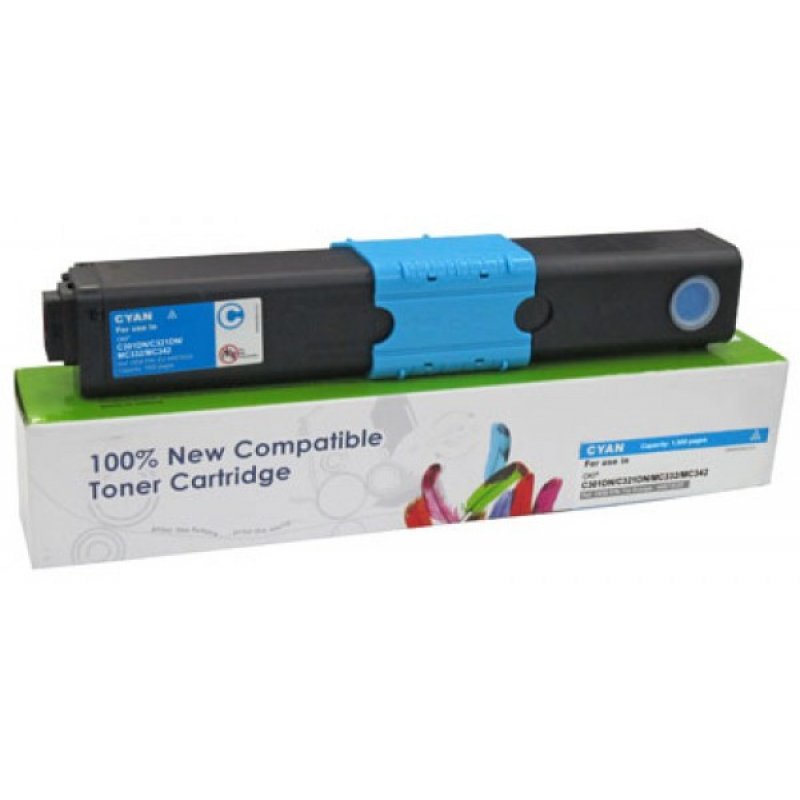 Utángyártott OKI C301,321,531 Toner Cyan 1.500 oldal kapacitás  CartridgeWeb