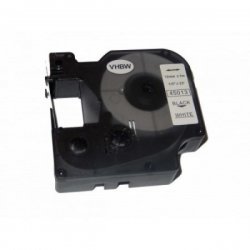 DYMO D1 12mm x 7 m fehér-fekete 45013 (utángyártott)