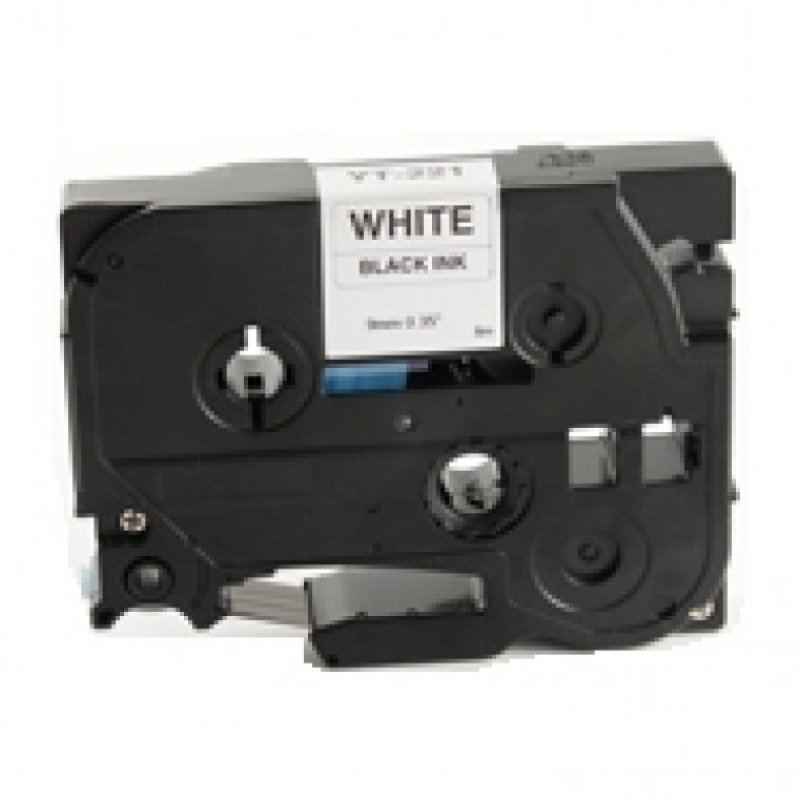 BROTHER TZe221 szalag Black/White 9mm x 8m DOR (utángyártott)