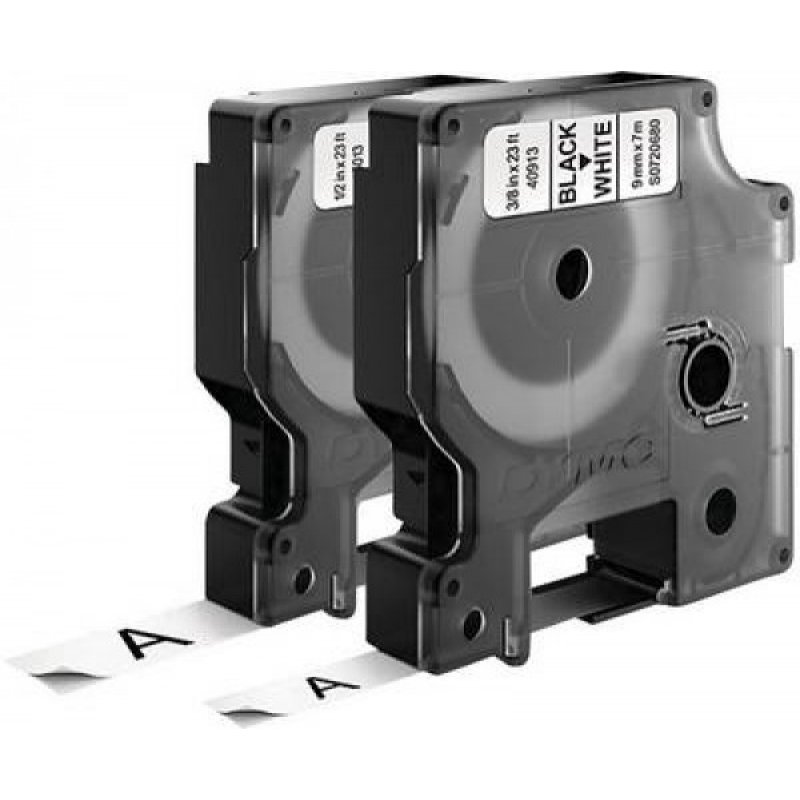DYMO D1 9mm x 7 m fehér-fekete 40913 (utángyártott)