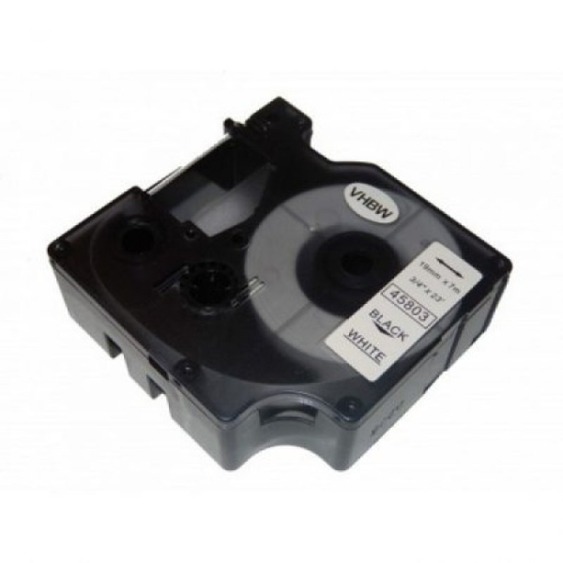 DYMO D1 19mm x 7 m fehér-fekete 45803 (utángyártott)