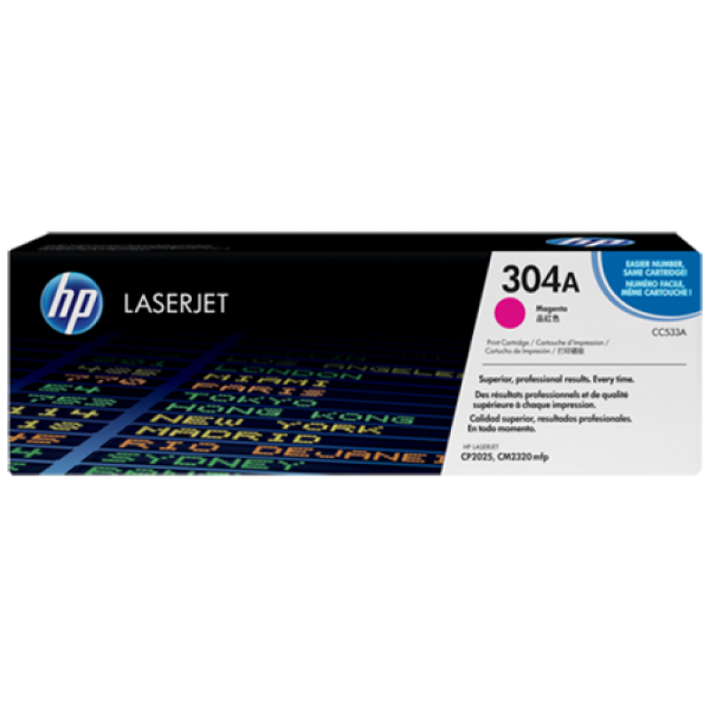 HP CC533A Toner Magenta 2.800 oldal kapacitás No.304A