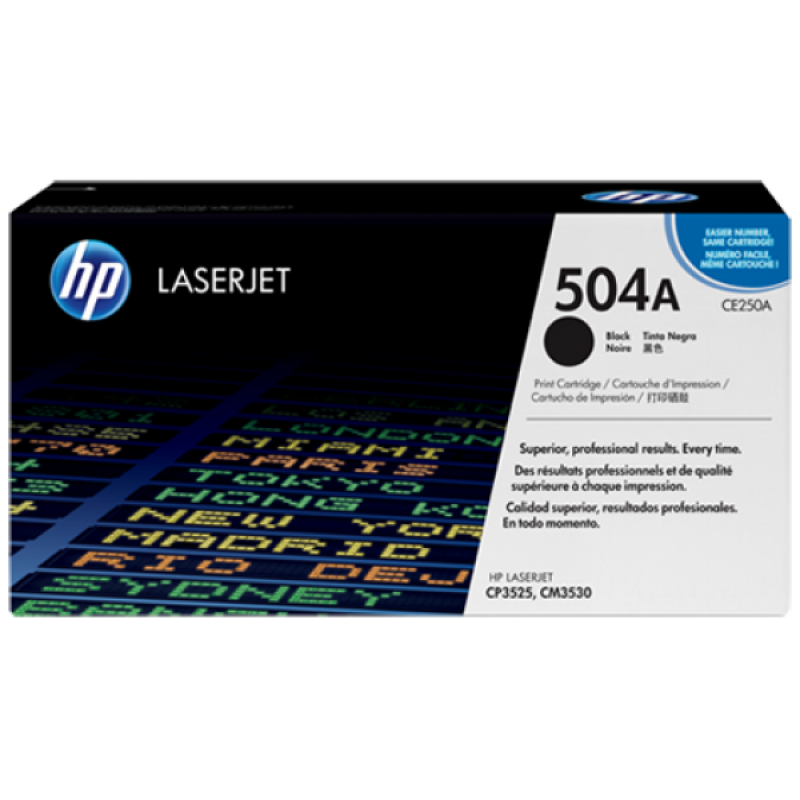 HP CE250A Toner Black 5.000 oldal kapacitás No.504A