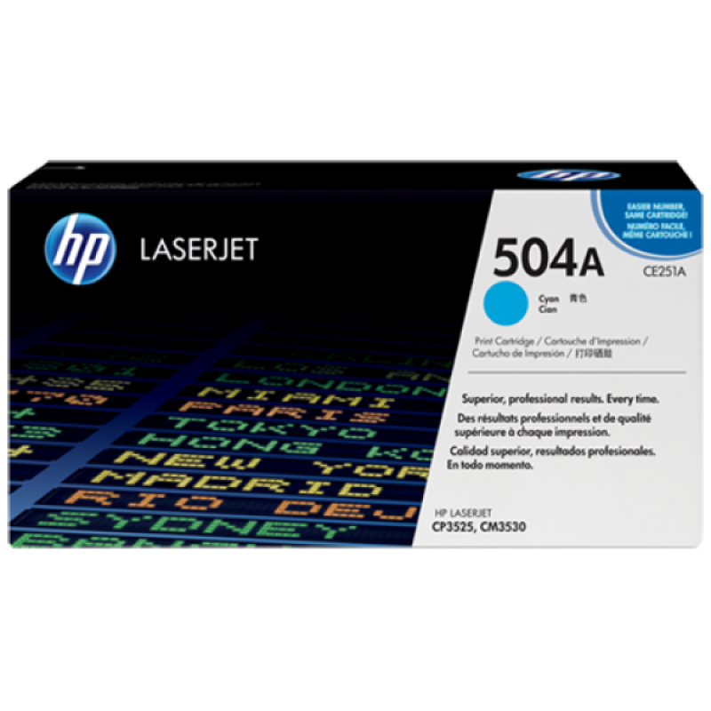 HP CE251A Toner Cyan 7.000 oldal kapacitás No.504A
