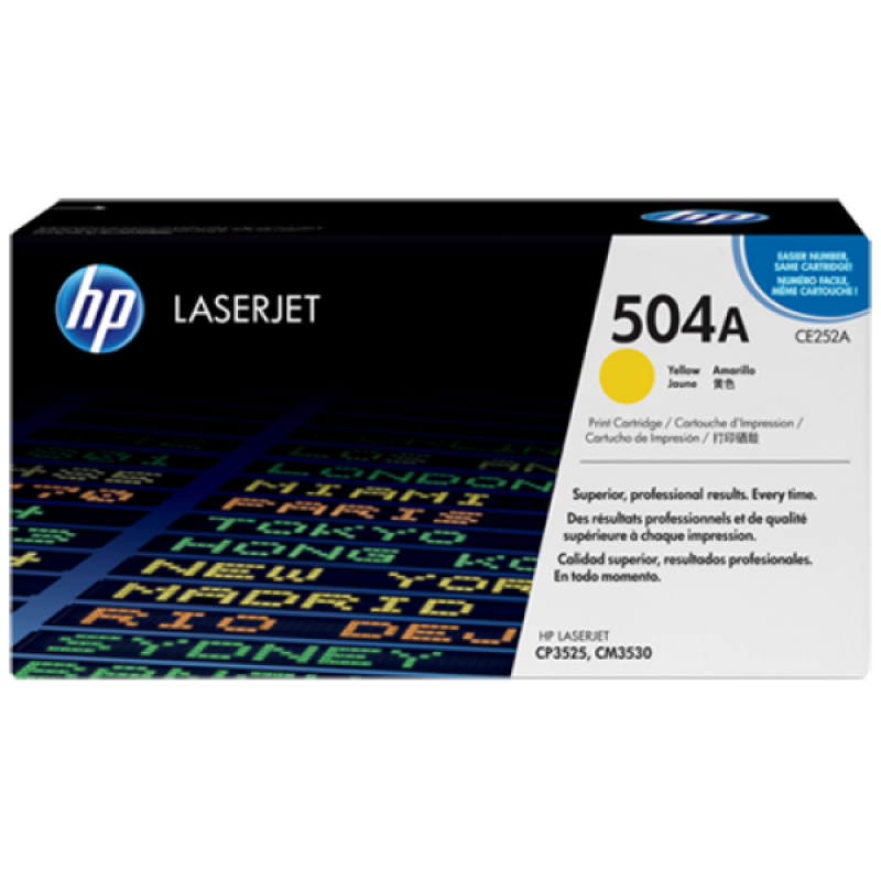 HP CE252A Toner Yellow 7.000 oldal kapacitás No.504A