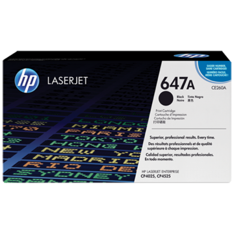 HP CE260A Toner Black 8.500 oldal kapacitás No.647A