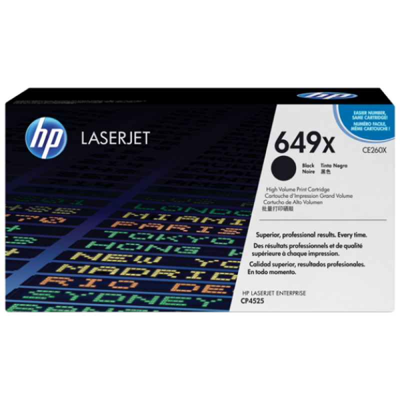 HP CE260X Toner Black 17.000 oldal kapacitás No.649X
