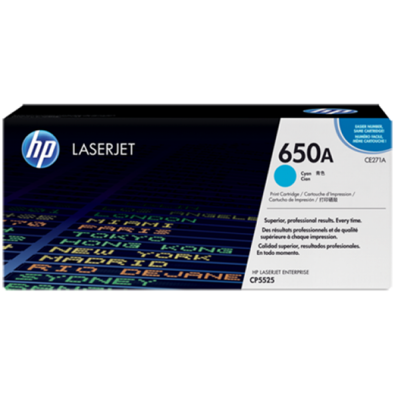 HP CE271A Toner Cyan 15.000 oldal kapacitás No.650A
