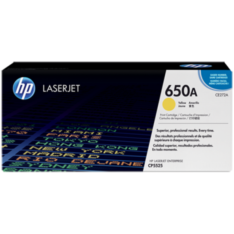 HP CE272A Toner Yellow 15.000 oldal kapacitás No.650A
