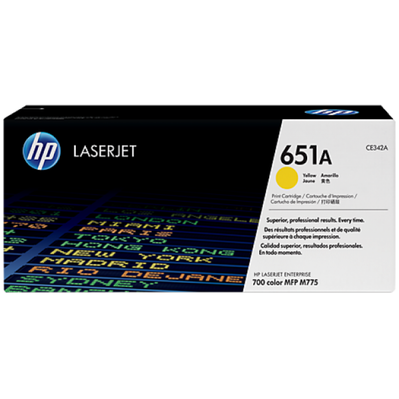 HP CE342A Toner Yellow 16.000 oldal kapacitás No.651A