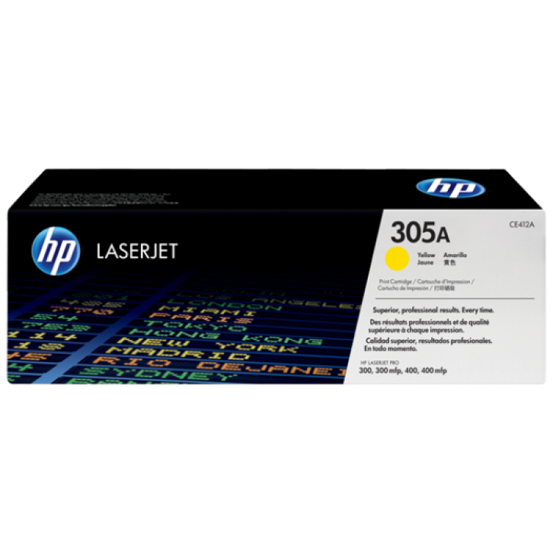 HP CE412A Toner Yellow 2.600 oldal kapacitás No.305A