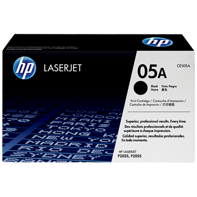 HP CE505A Toner Black 2.300 oldal kapacitás No.05A