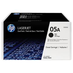 HP CE505D Toner Black 2*2.300 oldal kapacitás No.05A