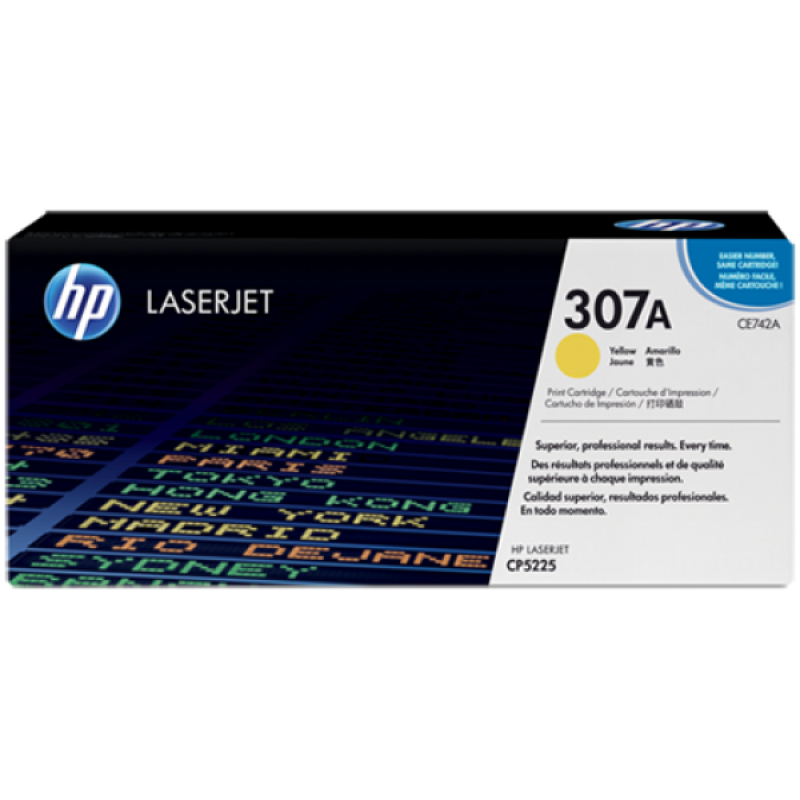 HP CE742A Toner Yellow 7.300 oldal kapacitás No.307A
