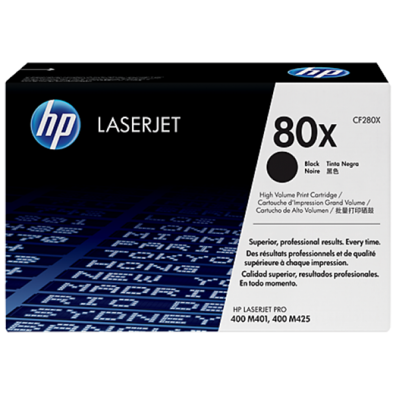 HP CF280X Toner Black 6.900 oldal kapacitás No.80X
