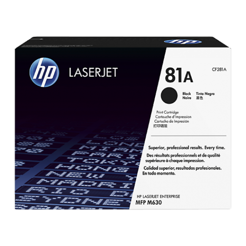 HP CF281A Toner Black 10.500 oldal kapacitás No.81A