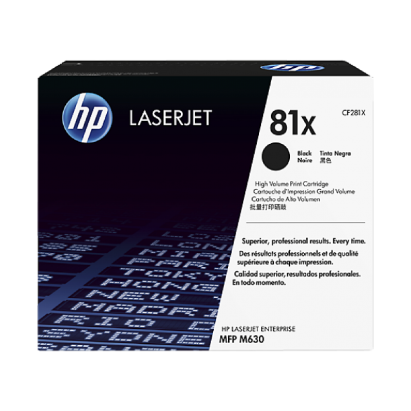 HP CF281X Toner Black 25.000 oldal kapacitás No.81X