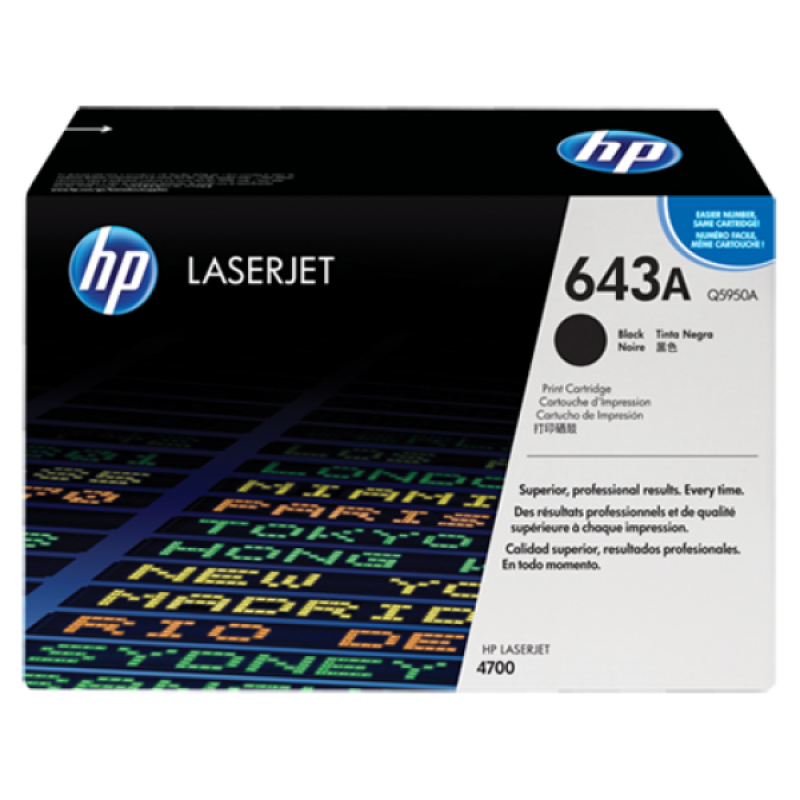HP Q5950A Toner Black 11.000 oldal kapacitás No.643A