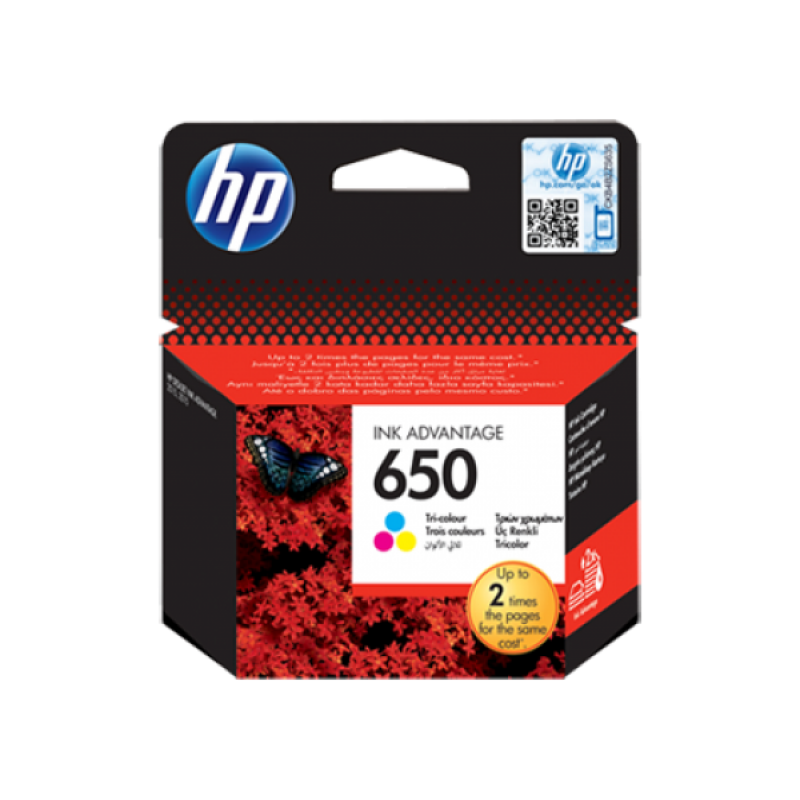 HP CZ102AE Tintapatron Color 200 oldal kapacitás No.650