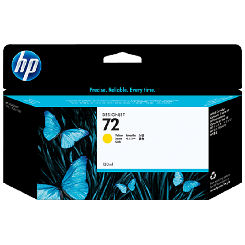 HP C9373 Patron Yellow 130ml No.72 (Eredeti)