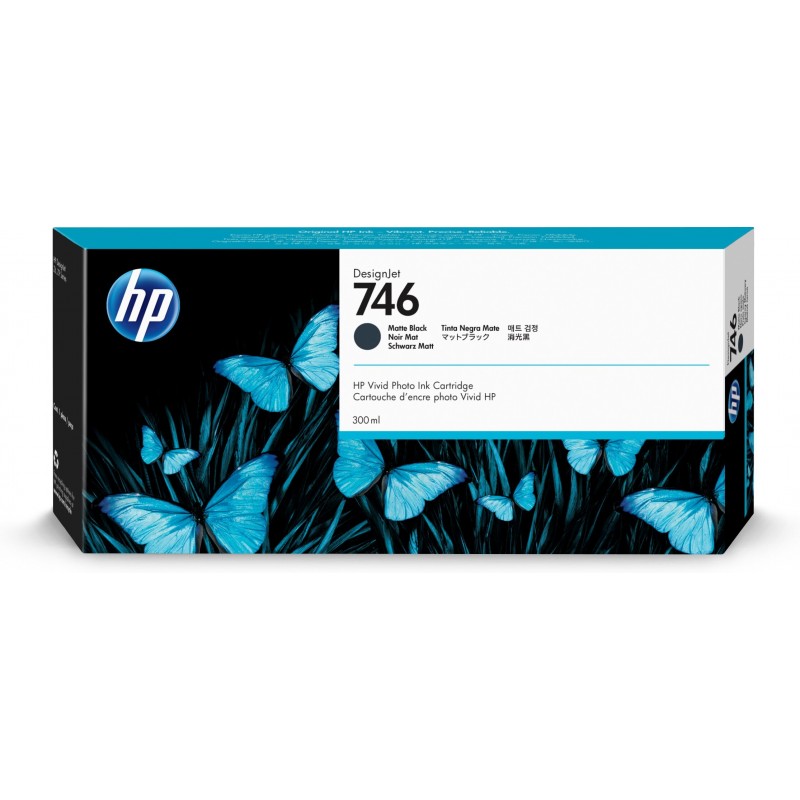 HP P2V83A Patron Matte Black 300ml No.746 (Eredeti)