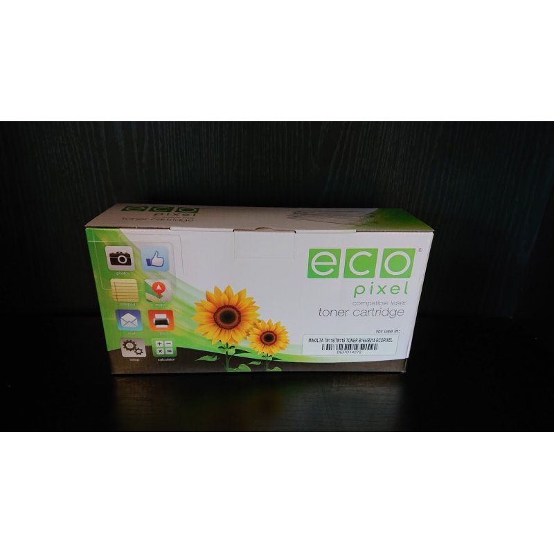 Utángyártott MINOLTA B164/B215 Toner Black TN116/TN118  ECOPIXEL