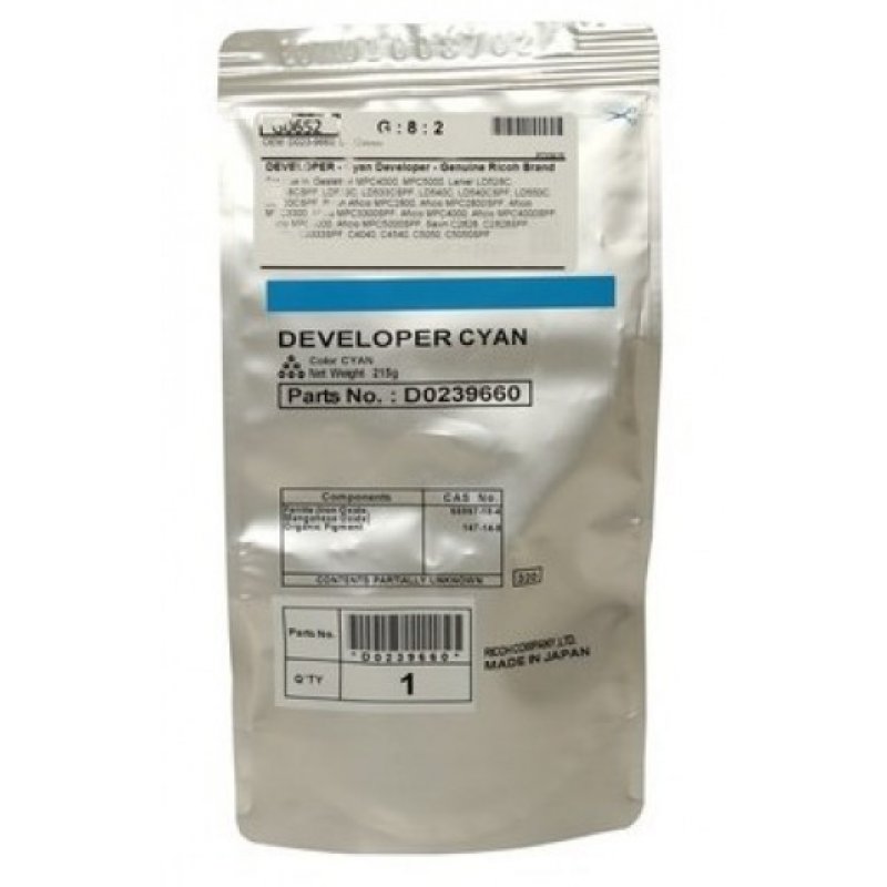 RICOH MPC3300 developer CY /FU/ 215g  (utángyártott)