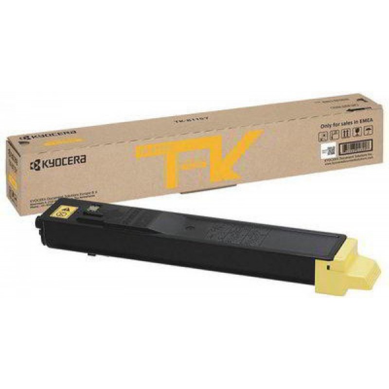 Kyocera TK-8115 Toner Yellow 6.000 oldal kapacitás