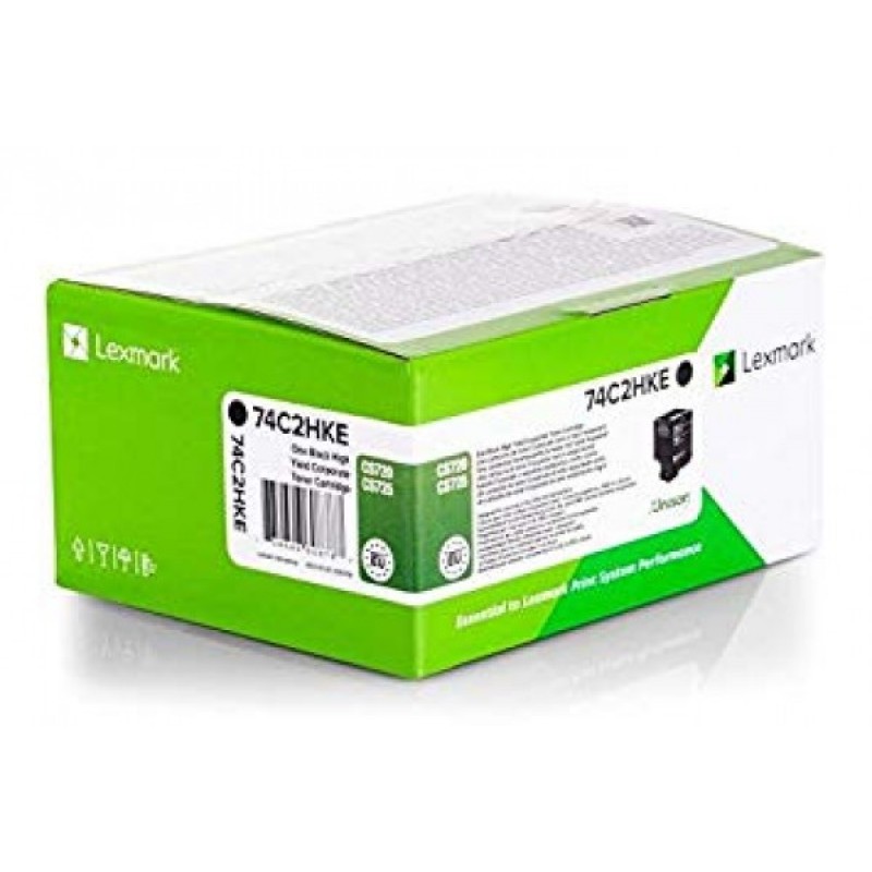 Lexmark CS720/CS725 High Corporate Toner Black 20K (Eredeti) 74C2HKE