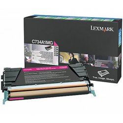 Lexmark C734/X734 Return Toner Magenta 6K (Eredeti) C734A1MG